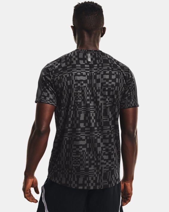 T-shirt à manches courtes UA Speed Stride Printed pour homme, Gray, pdpMainDesktop image number 1